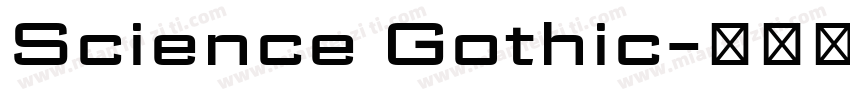 Science Gothic字体转换